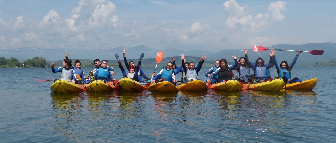 Open kayak por el Cañón del Ebro